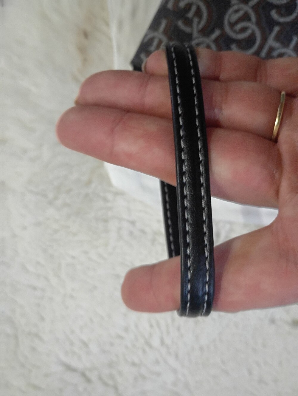 Coach Chain Monogram Wristlet - Picture 5 of 8